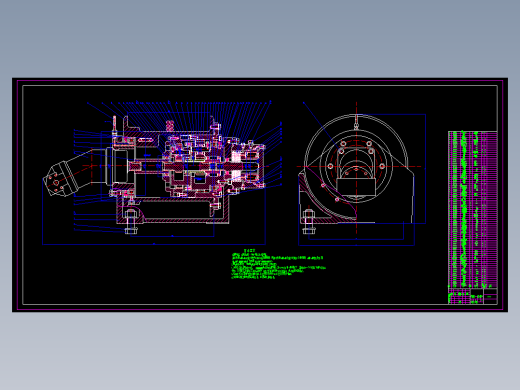 8吨轮胎起重机起升机构部分设计CAD图纸+说明书设计资料