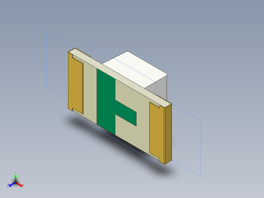 光电元件封装-APTR3216正等轴测缩略图