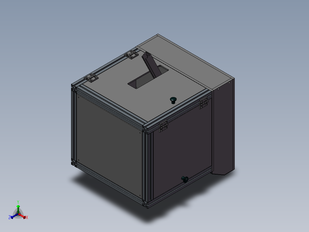 自动涂布机 3D模型正等轴测图