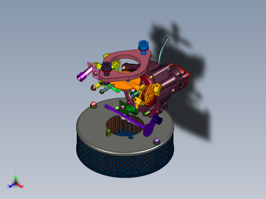 雾化混合气体摩托车化油器