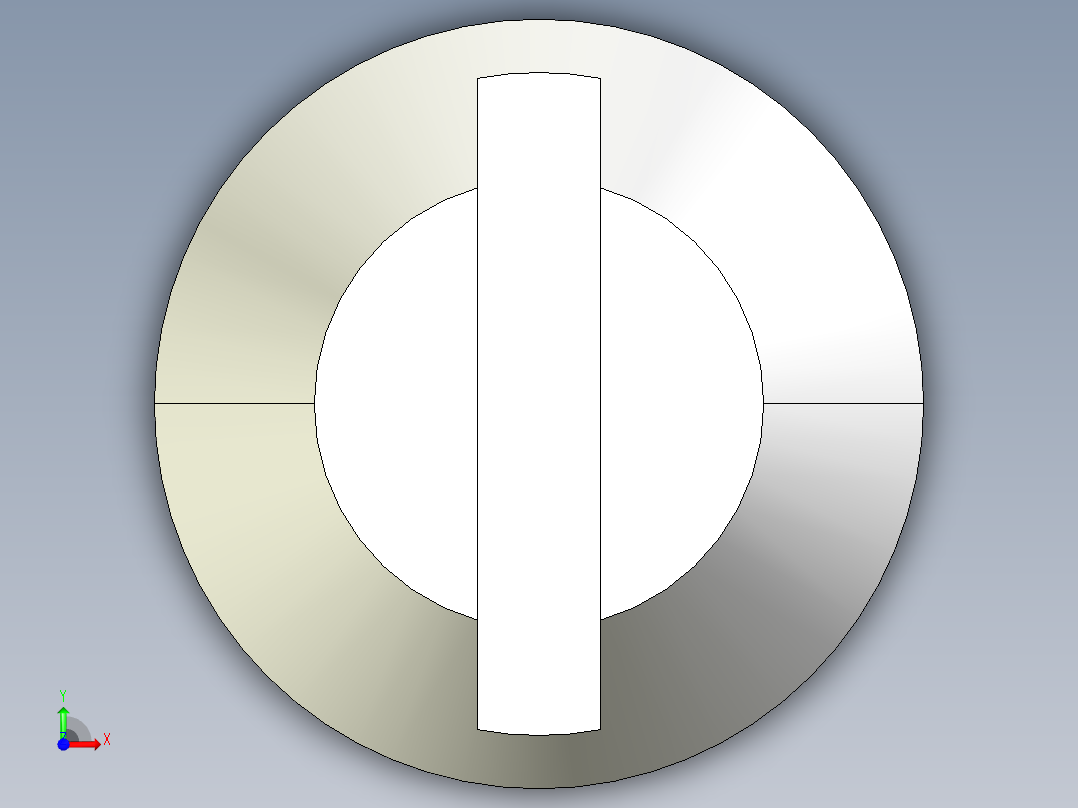 定位珠(重荷重)(一字型)2205-3D多系列多零件图纸模型前视图