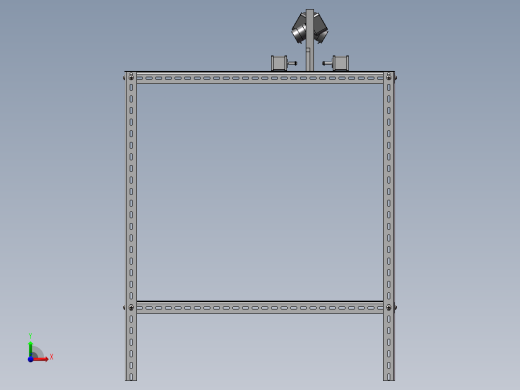 停车场模型前视缩略图