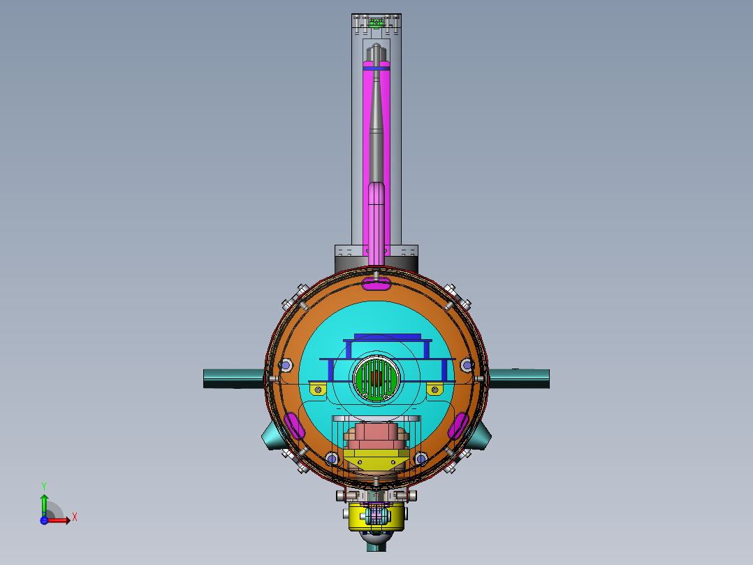 原稿=AUV+水下机器人50Kg前视图