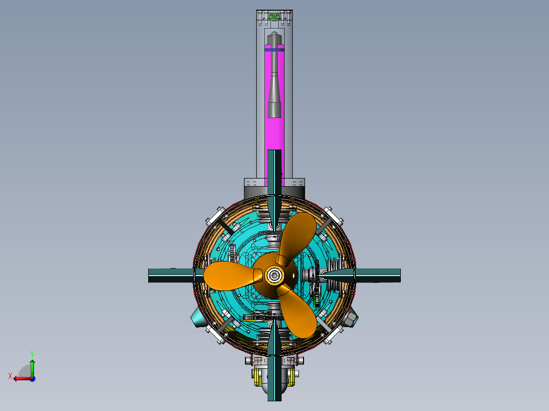 原稿=AUV+水下机器人50Kg后视图