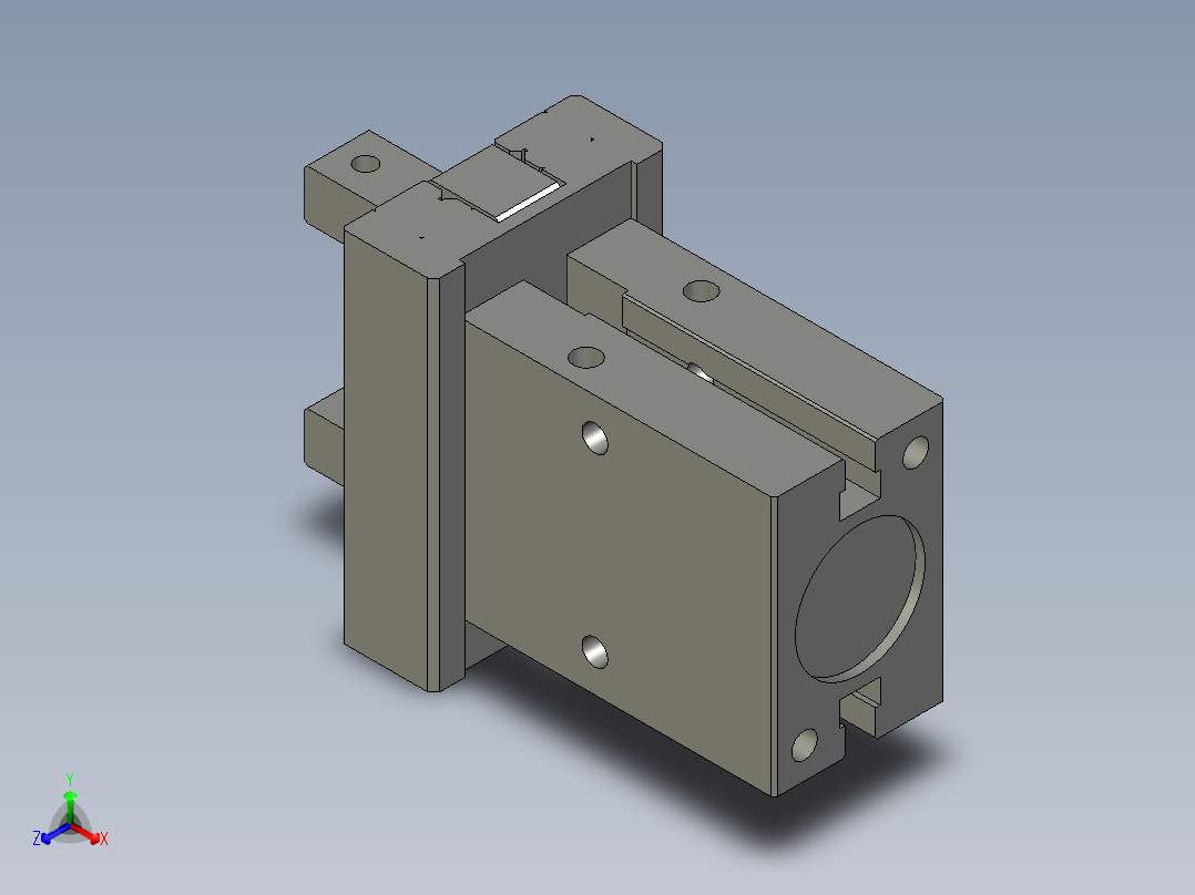 普通气爪PH01-20G主视图