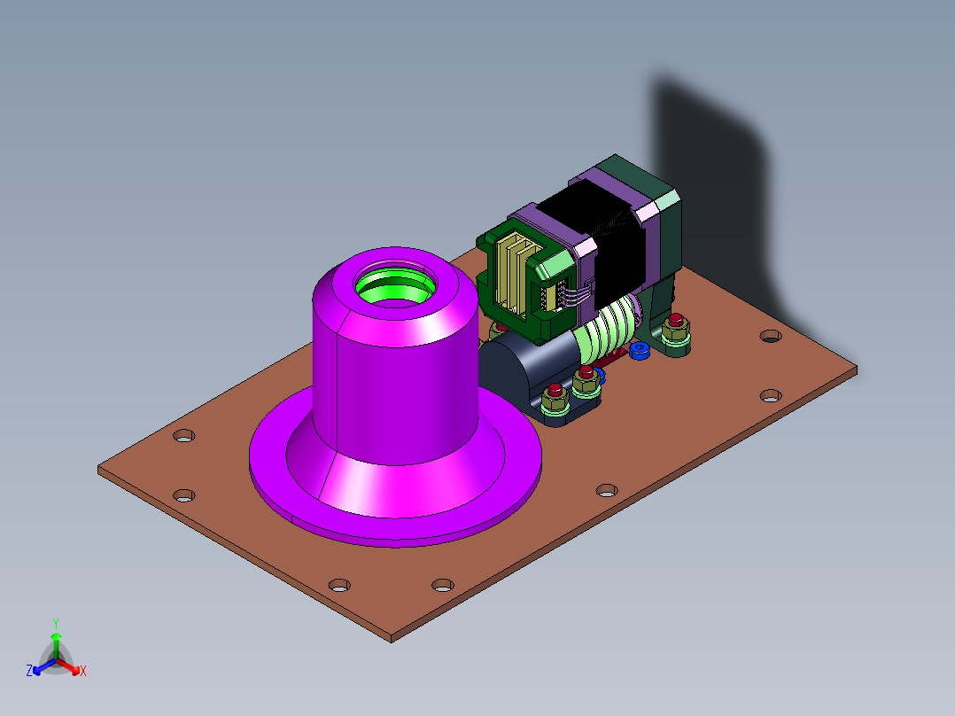 电驱快速启闭水密舱口主视图