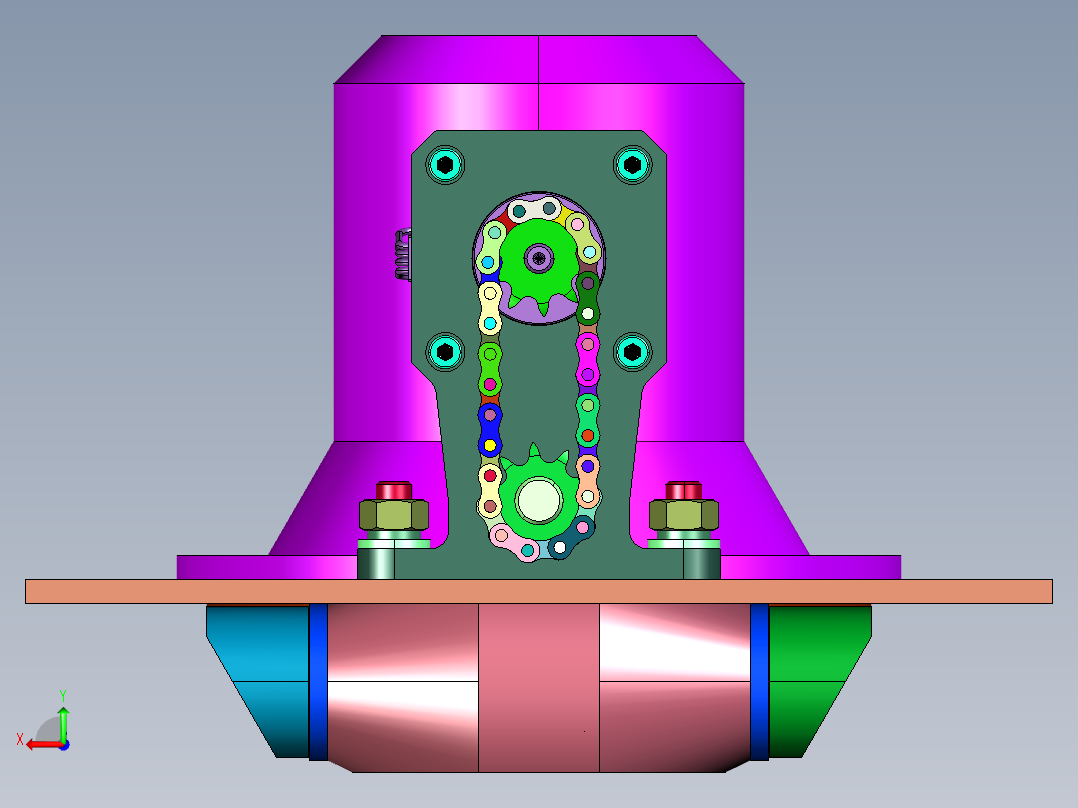 电驱快速启闭水密舱口后视图