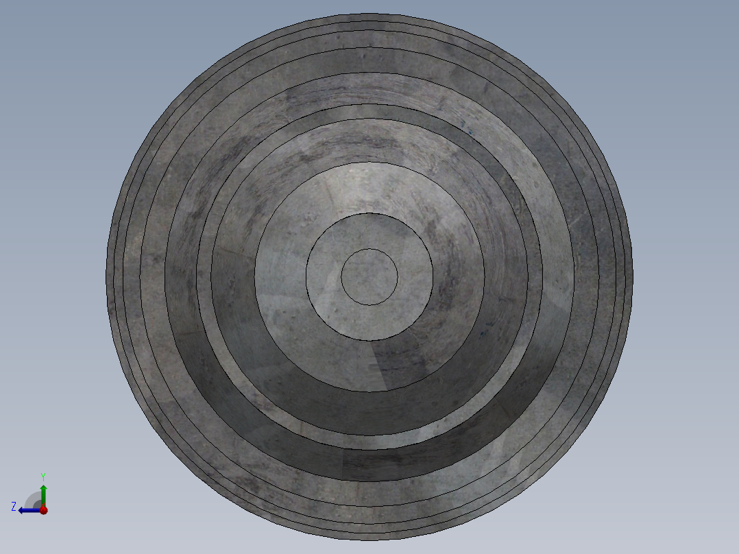 EbmPapst交流离心风扇向前弯曲，单入口右视图