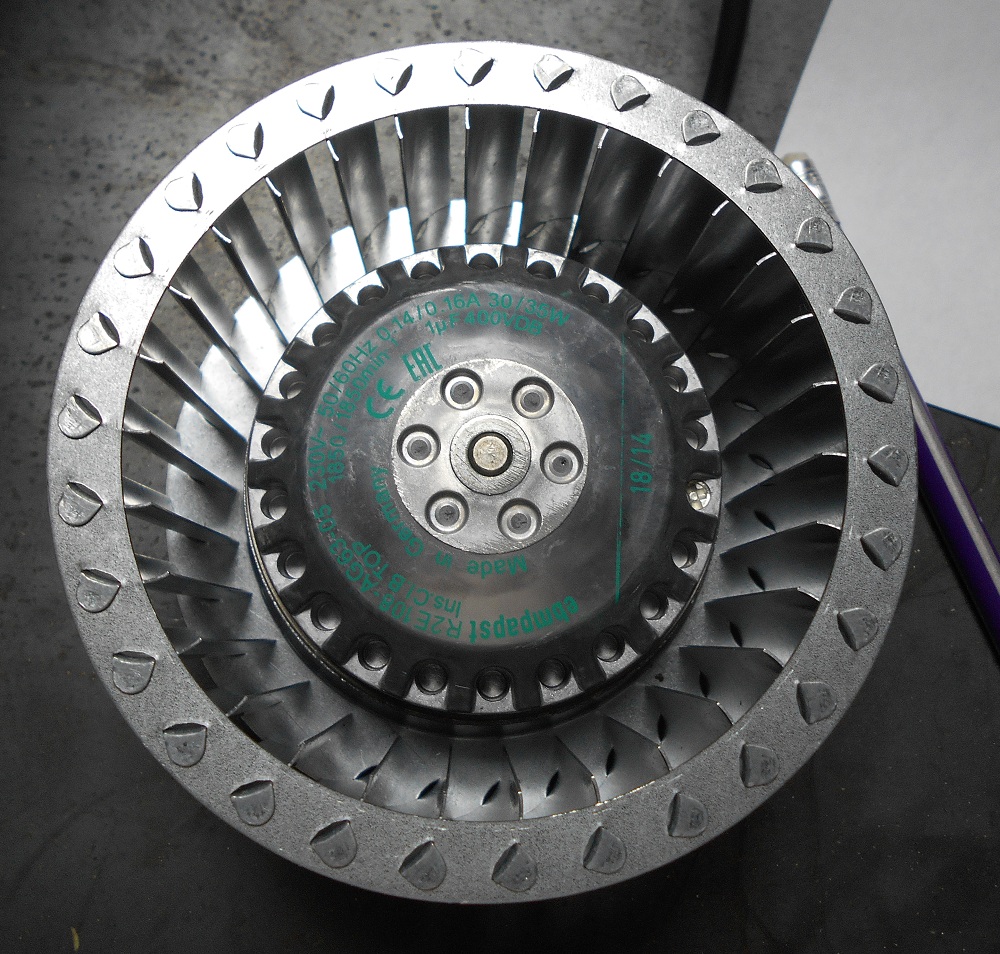 EbmPapst交流离心风扇向前弯曲，单入口