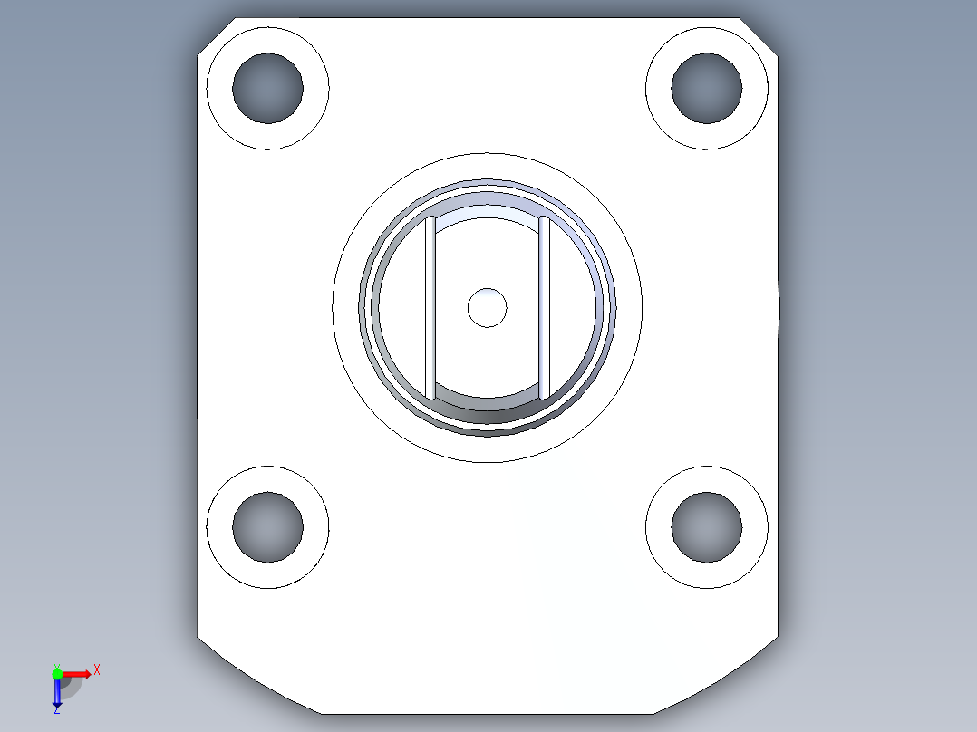 KOSMEKLT0400-Gx-P多系列多零件图纸模型多系列多零件图纸模型俯视图