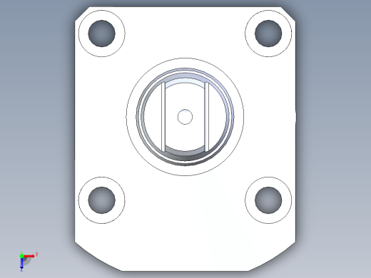 KOSMEKLT0400-Gx-P多系列多零件图纸模型多系列多零件图纸模型俯视缩略图