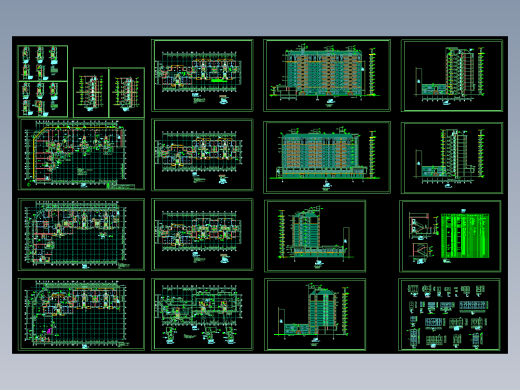 某高层住宅楼全套图