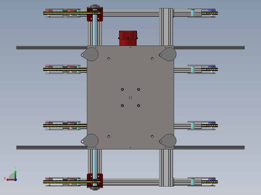 顶升移栽机sw18可编辑后视图
