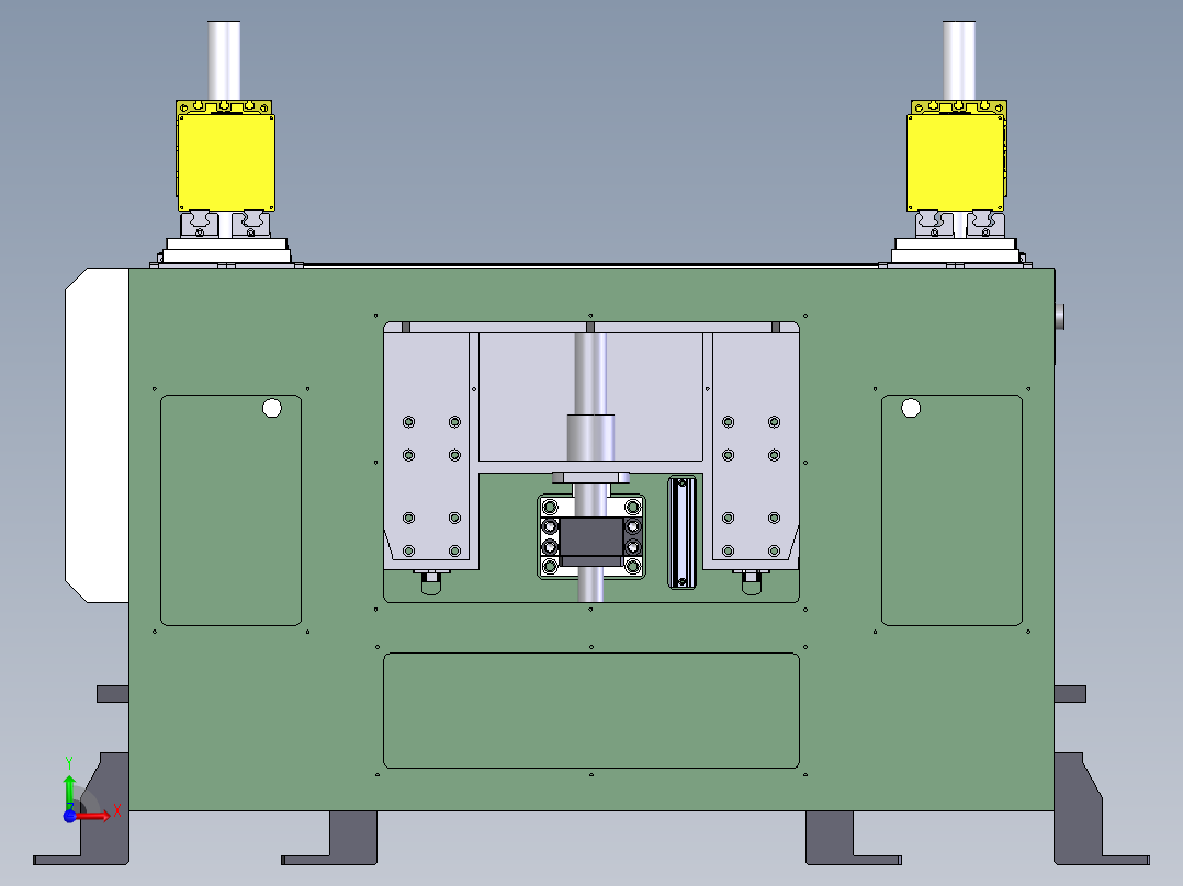 三次元冲床机械手sw11前视图