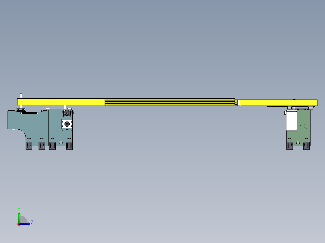 三次元冲床机械手sw11左视图