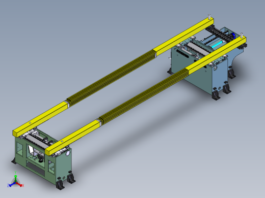 三次元冲床机械手sw11正等轴测缩略图