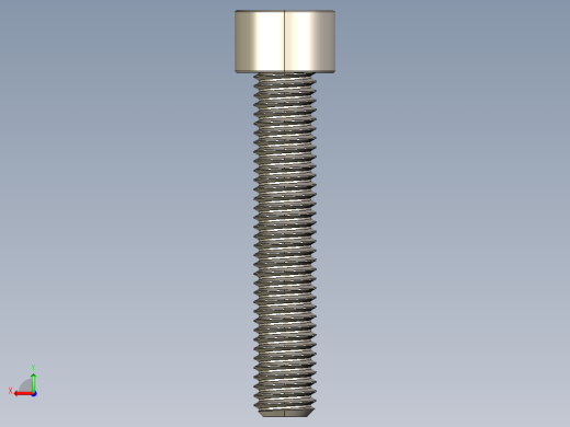 Screw_DIN_912_M10x55F_A2.STEP公制内六角螺钉后视缩略图