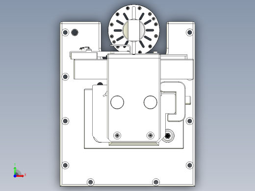 锂电池模组输出电极双线束超声波焊接夹具前视缩略图