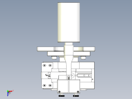 锂电池模组输出电极双线束超声波焊接夹具俯视缩略图