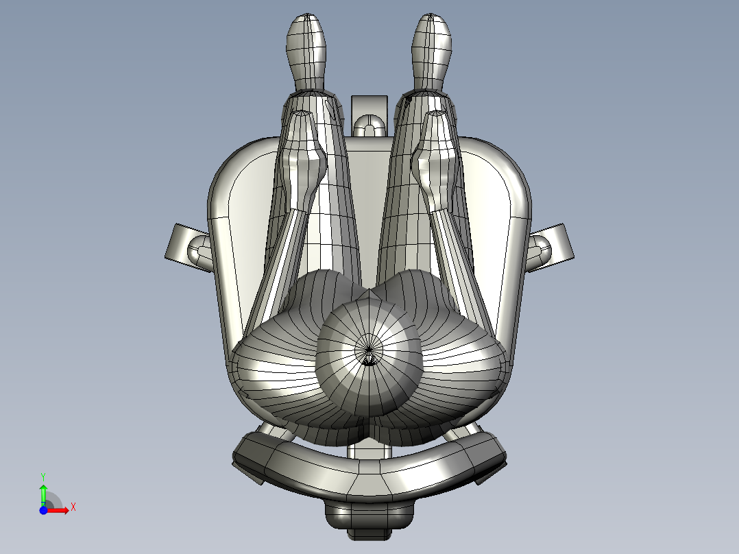 人体模型(44)前视图