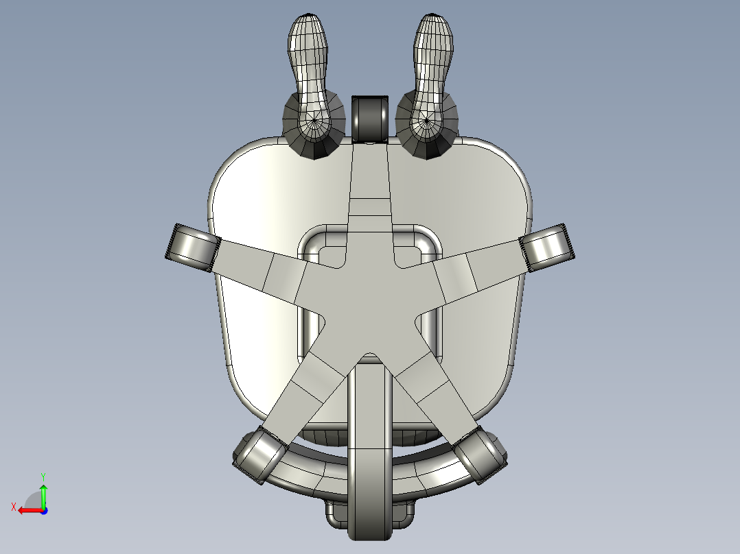 人体模型(44)后视图