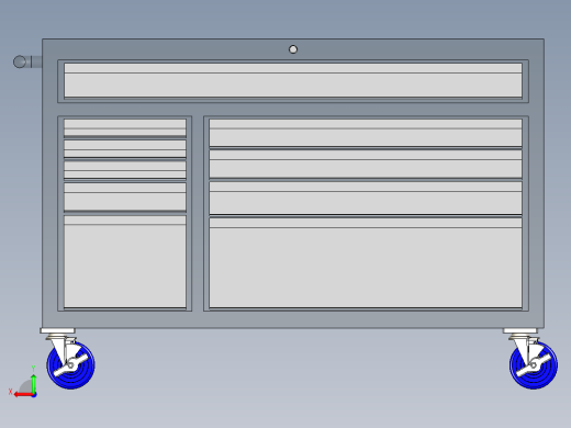 B2004484-10抽屉移动工作台 工具箱后视缩略图