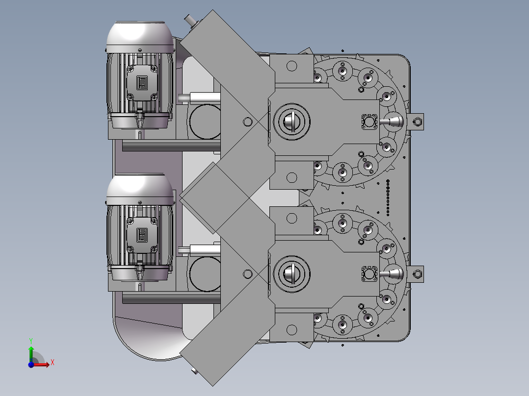 数控机床、钻机自动穿线机床3D模型图纸 Solidworks设计前视图