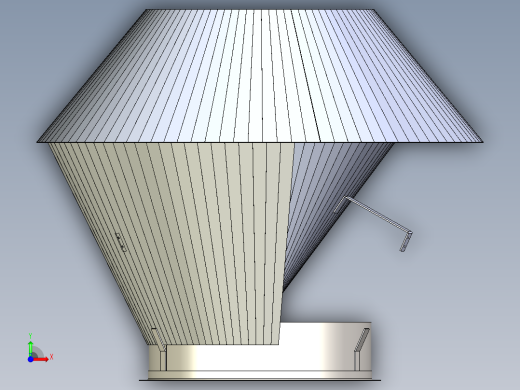 锥形雨帽前视缩略图