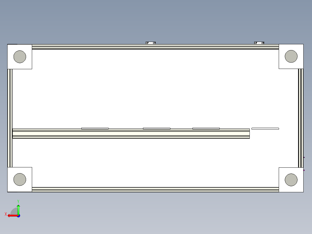 自动胶带包装机后视图