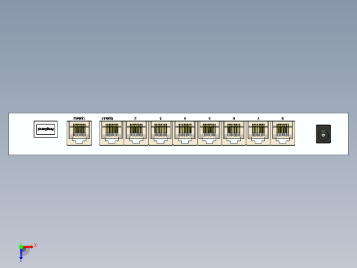 交换以太网TP链路TL-SG1210P俯视缩略图