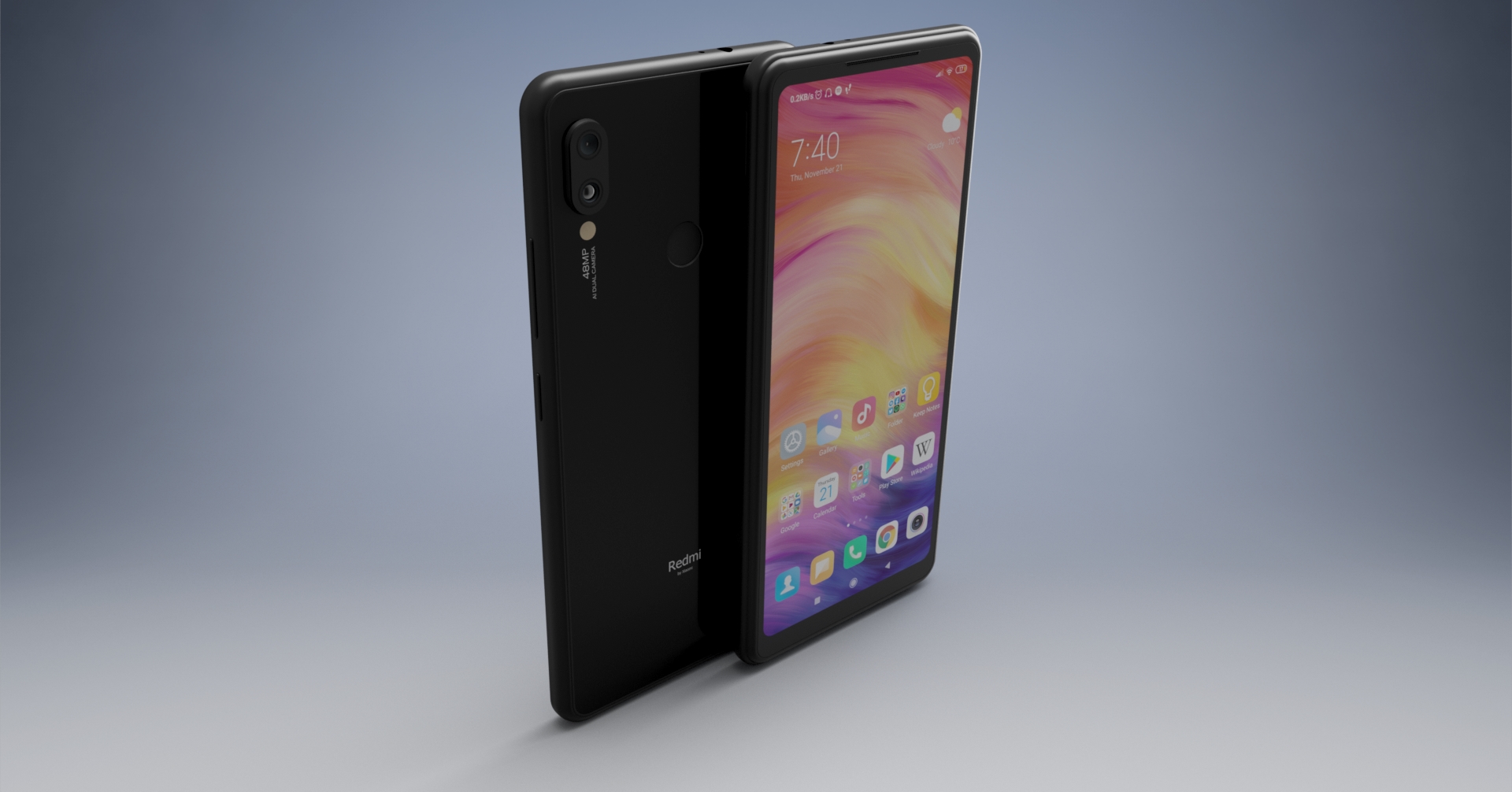 小米红米note 7黑色15