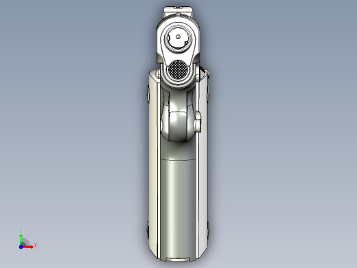 手枪左轮冲锋枪老式狙击步枪设计3D图纸colt-m1911a1-4 2 STP前视缩略图