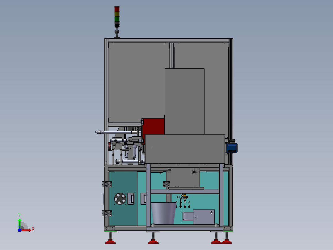 LXYC-BOSS内法兰检测机前视图