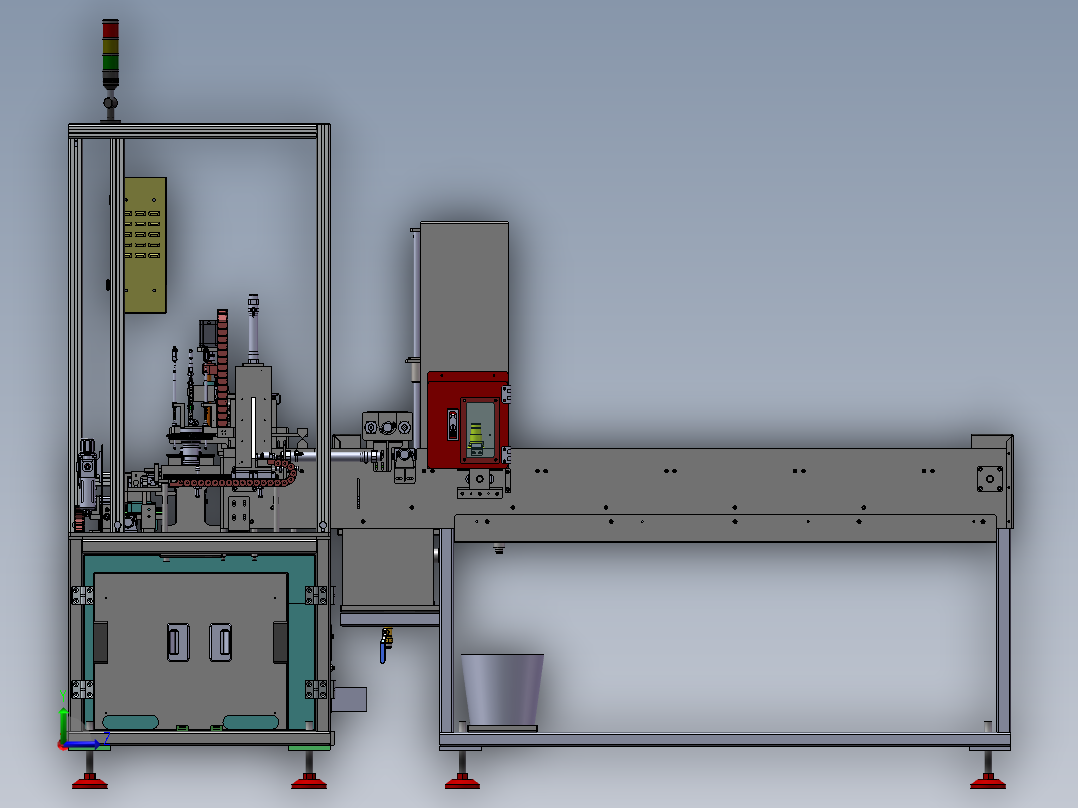 LXYC-BOSS内法兰检测机左视图