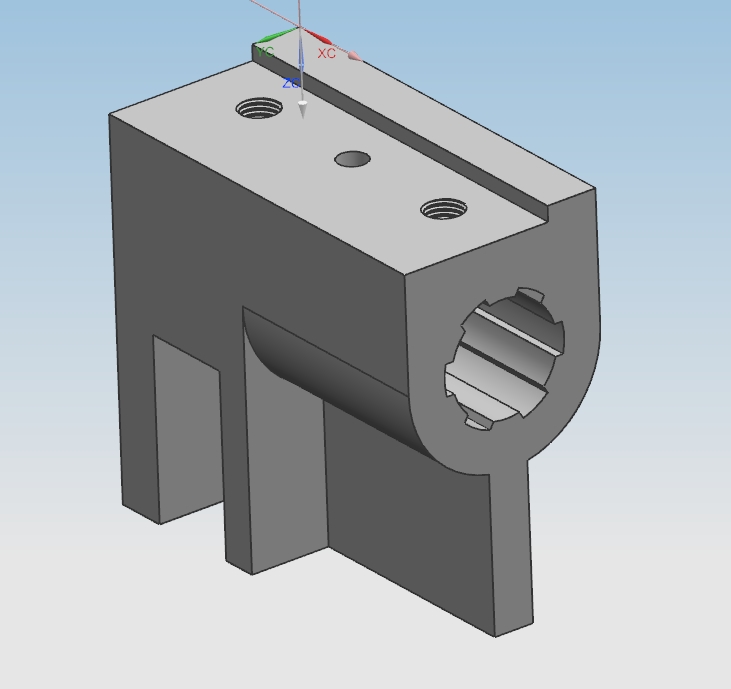 车床拨叉831003的铣18槽夹具设计三维图