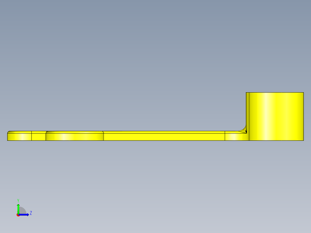 FPV GPS 支架左视图
