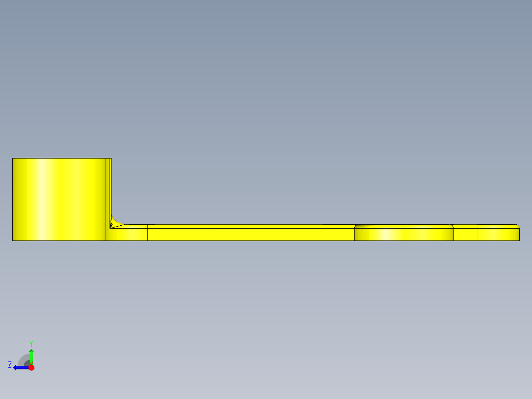 FPV GPS 支架右视图