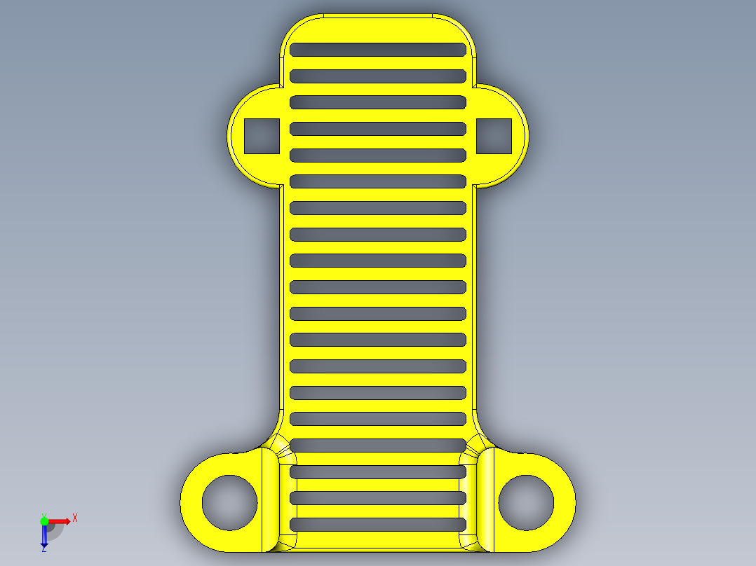 FPV GPS 支架俯视图
