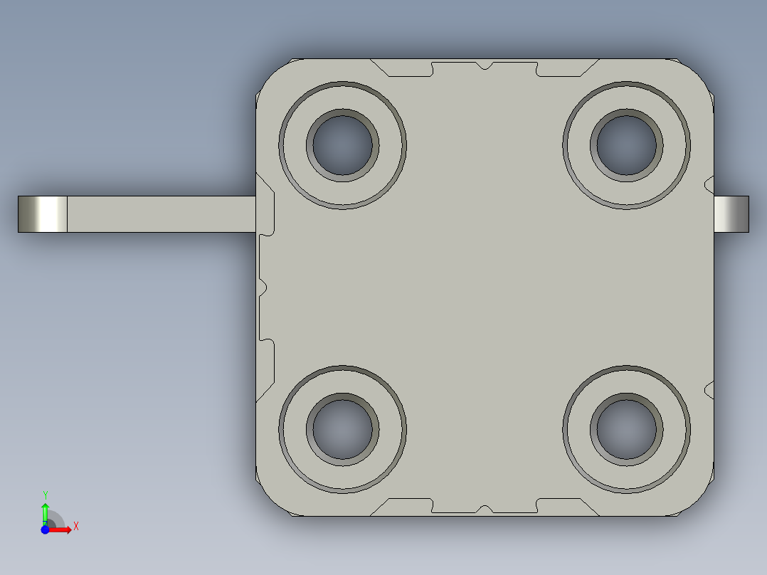 24L型线夹装配前视图