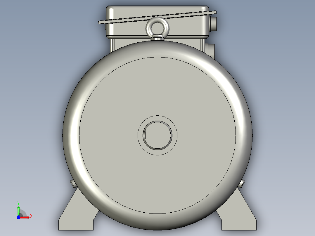 YZR355L1电动机前视图