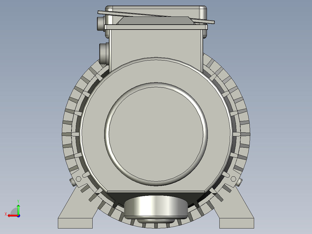 YZR355L1电动机后视图