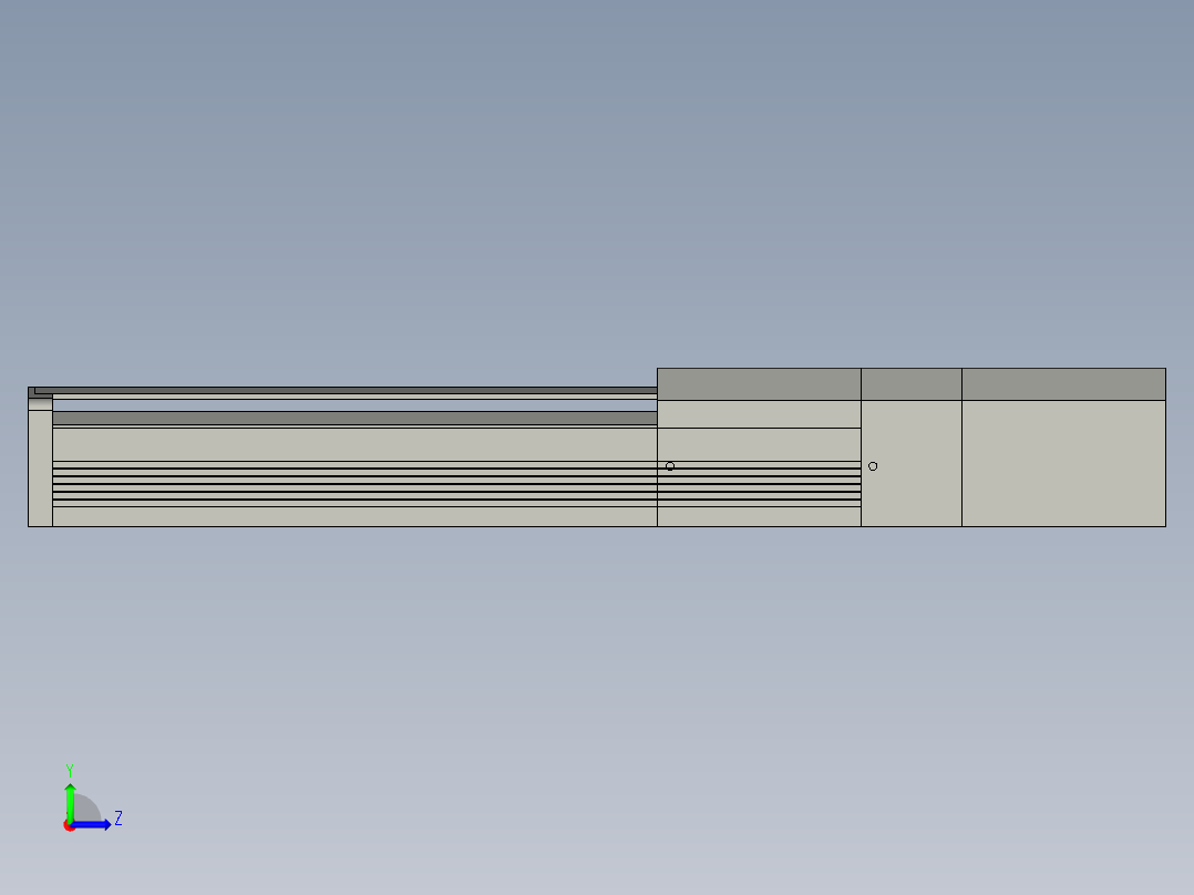 TCD-100半封闭直接式左视图