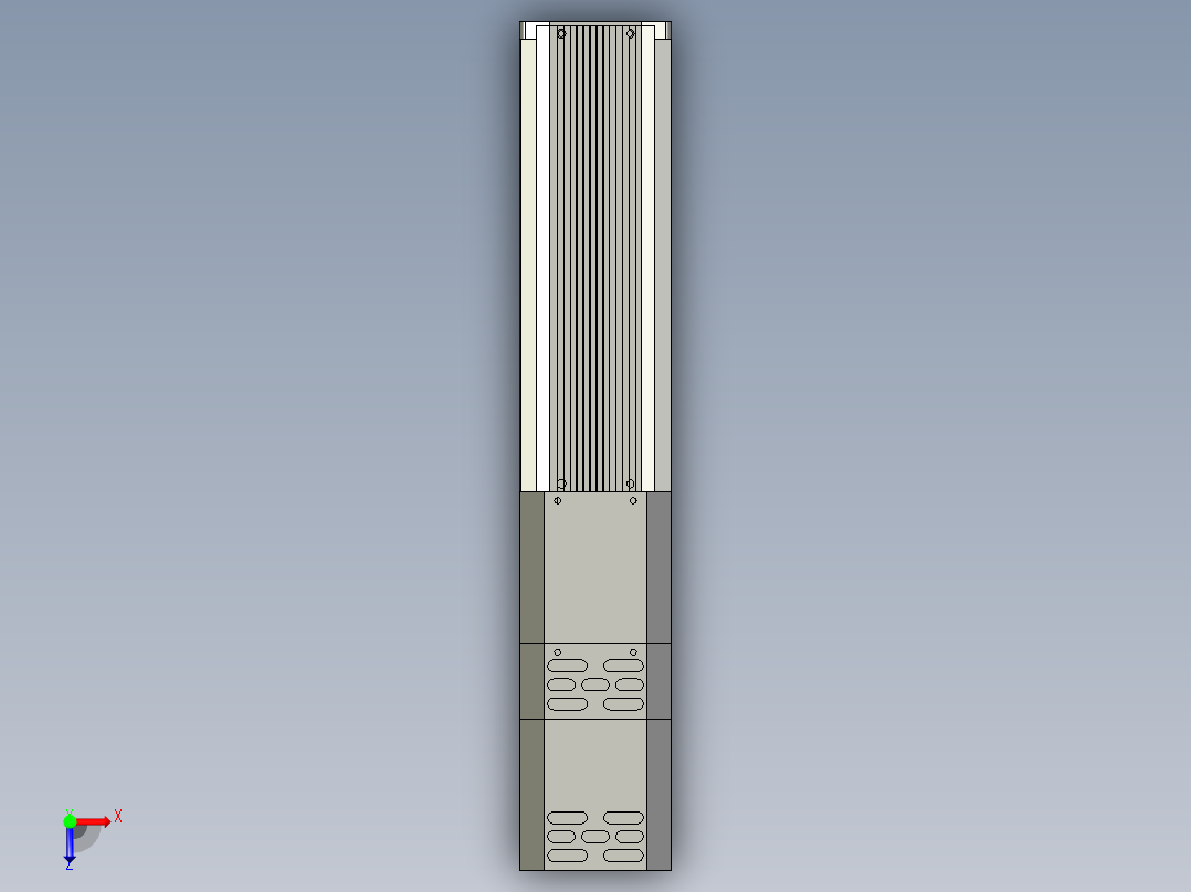 TCD-100半封闭直接式俯视图