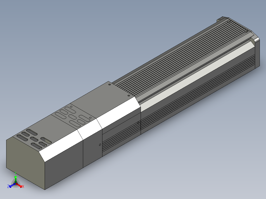 TCD-100半封闭直接式正等轴测图