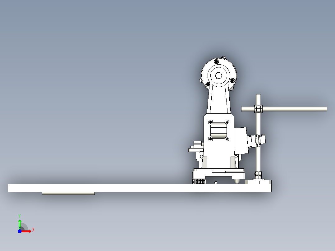 数控沙漏车床3D模型图纸前视图