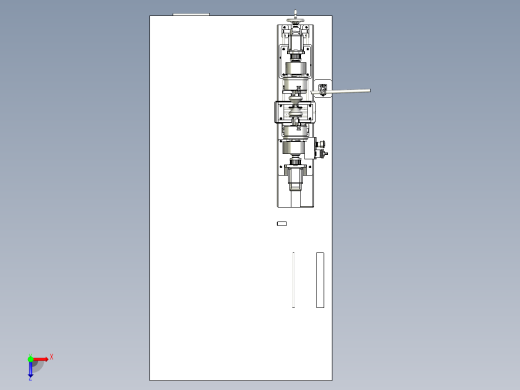 数控沙漏车床3D模型图纸俯视缩略图