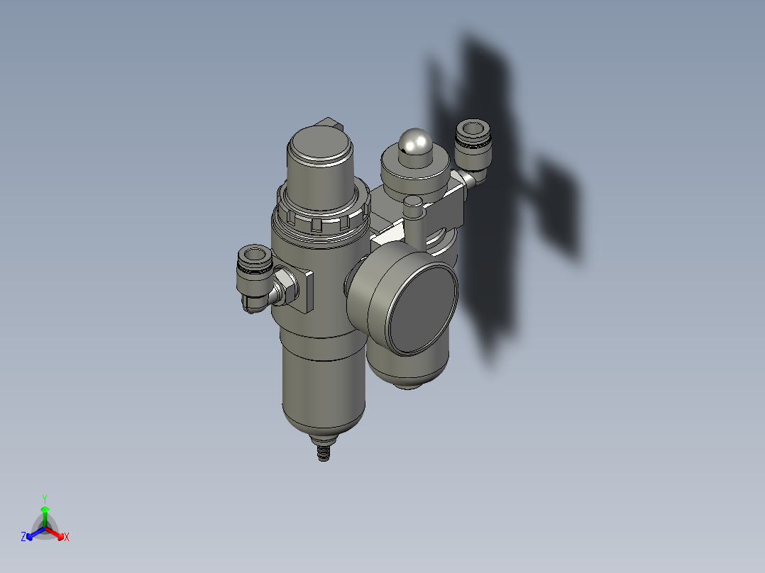 AFC20001油水分离器主视图