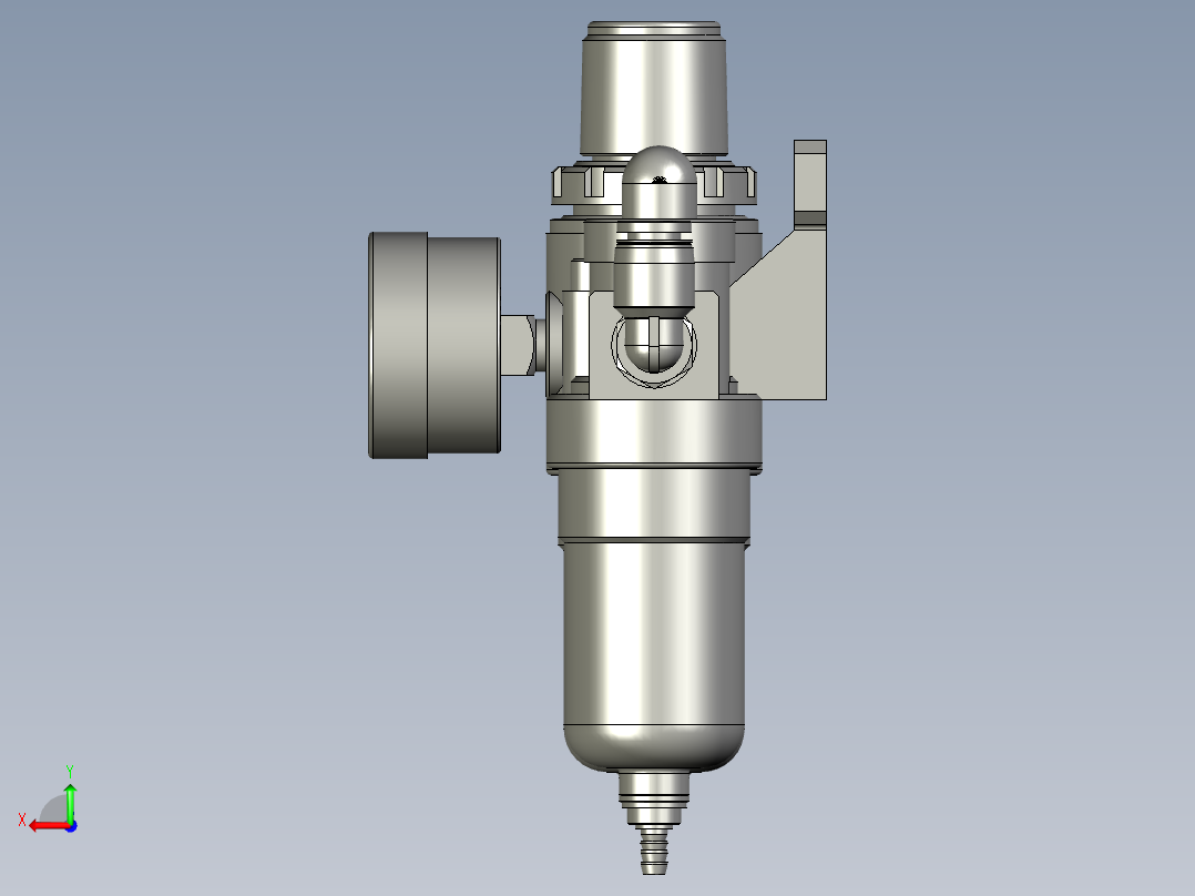 AFC20001油水分离器后视图