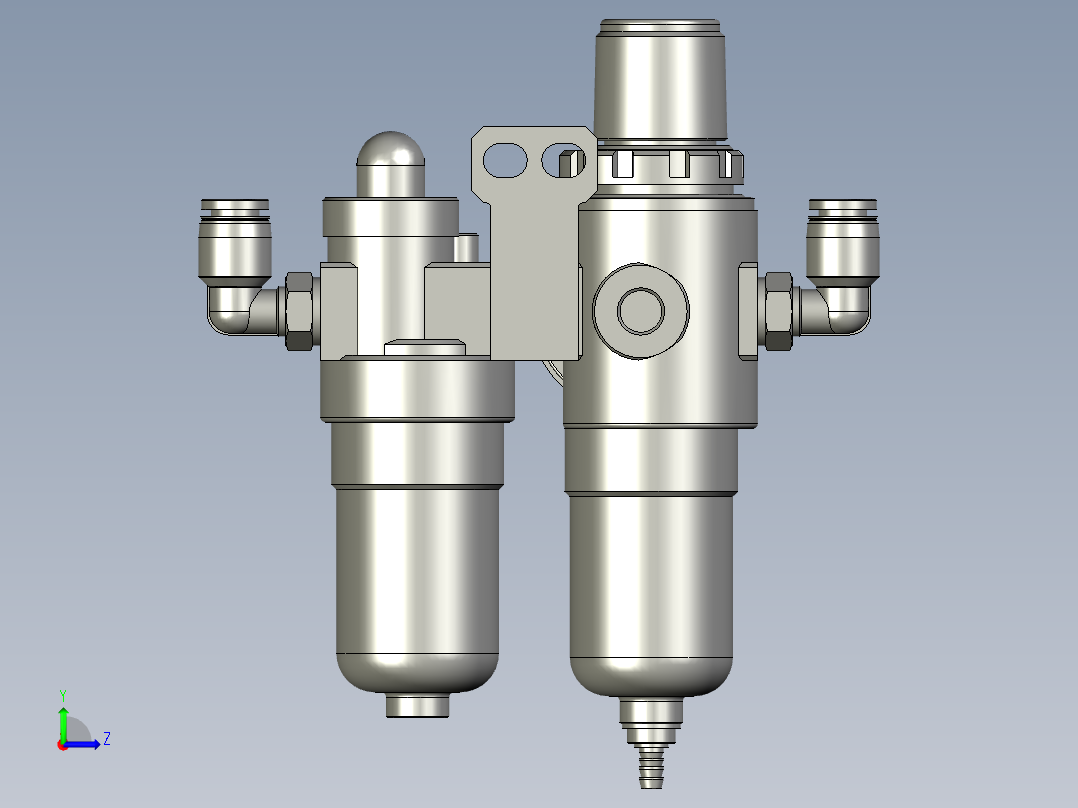 AFC20001油水分离器左视图
