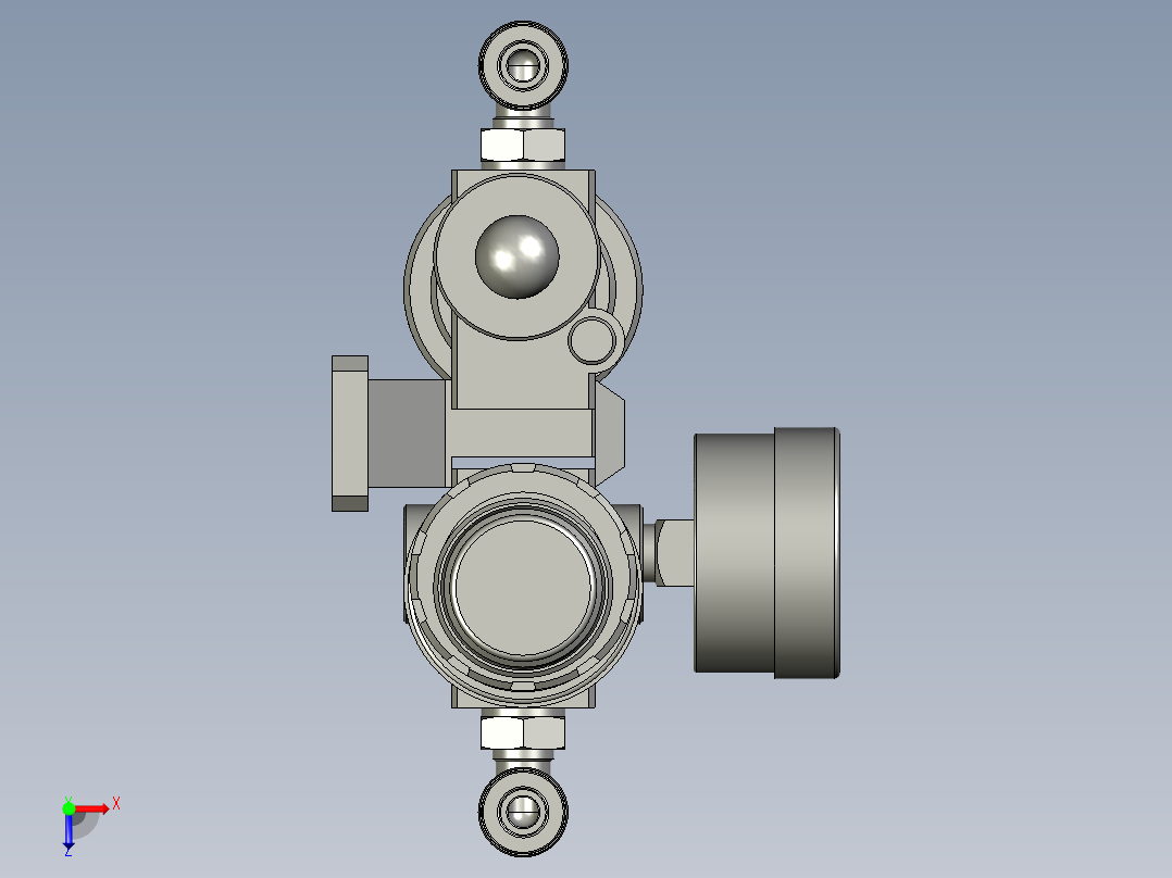 AFC20001油水分离器俯视图